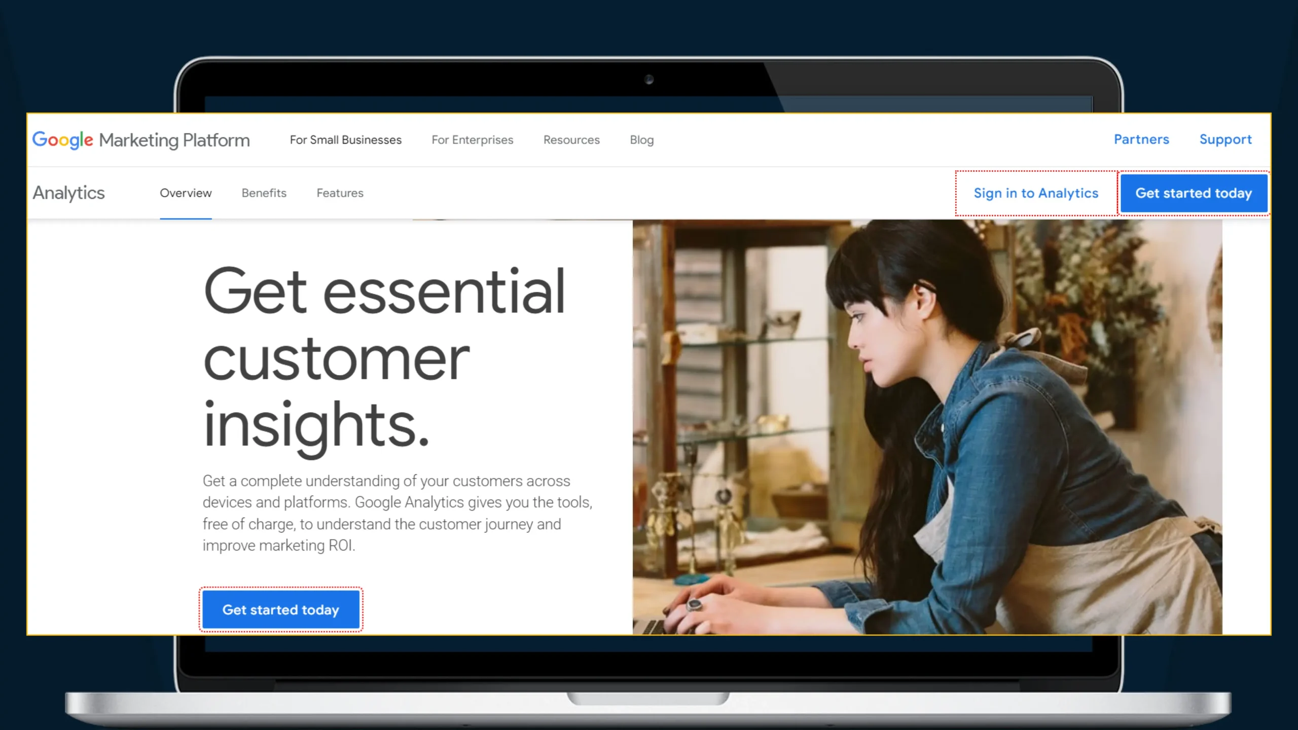 google analytics marketing platform