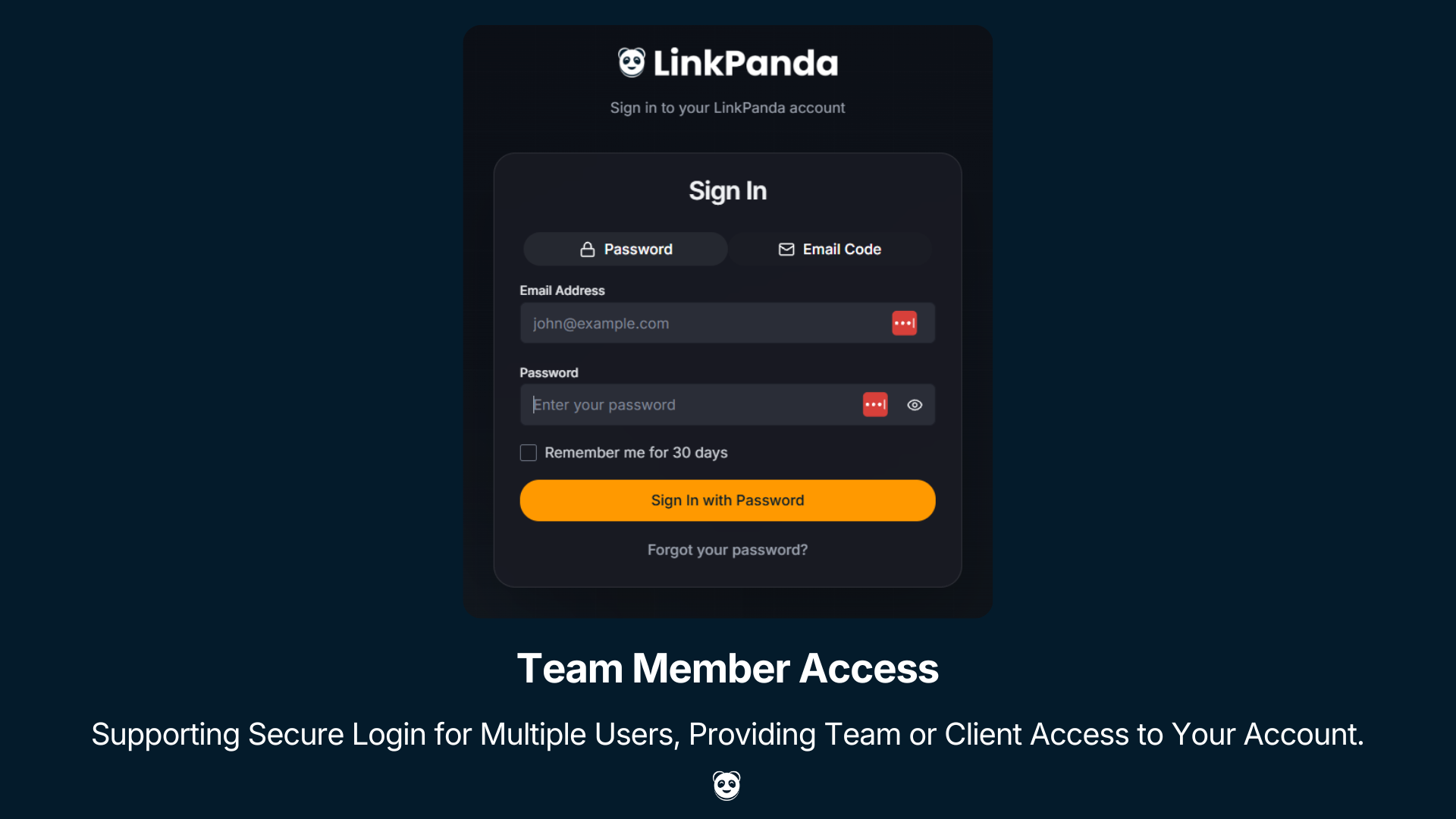 Team member access