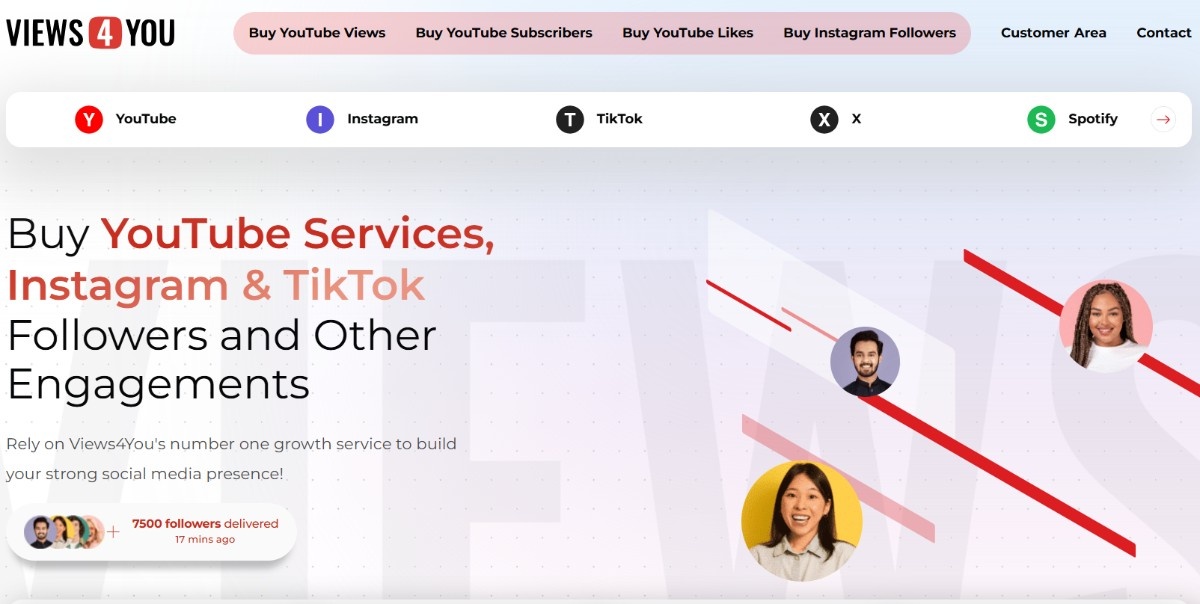 Views4You landing page