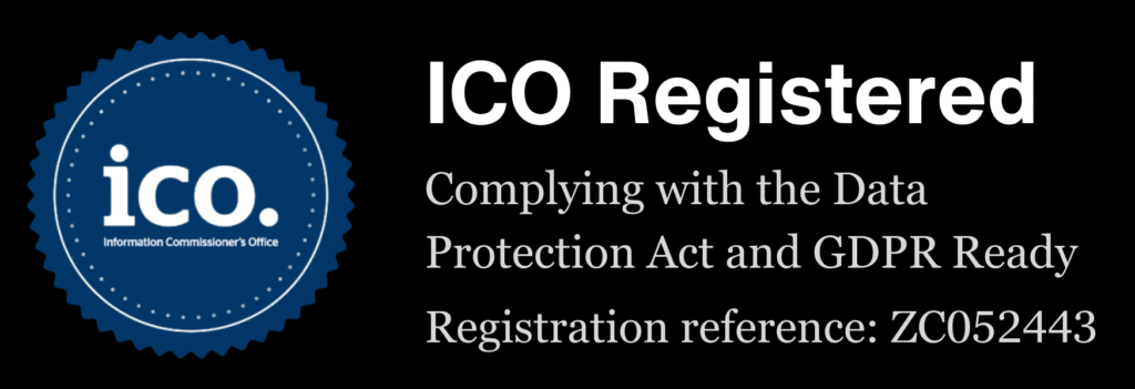 ICO Registration badge black
