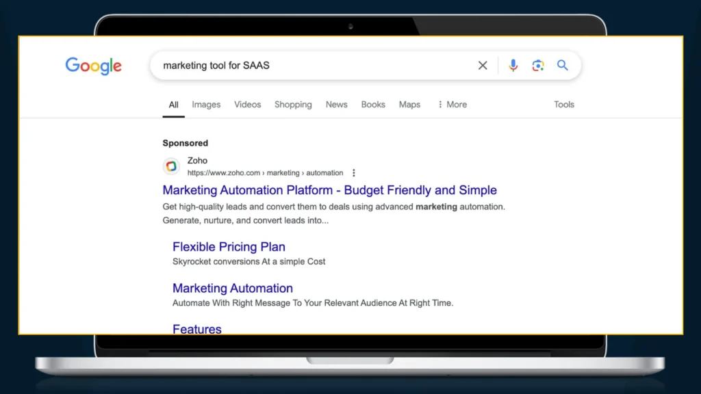 Marketing tool for saas