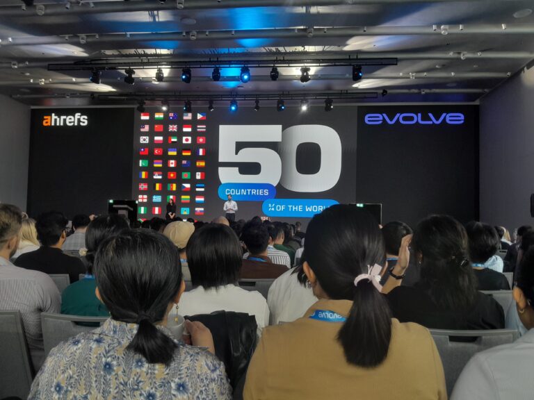 Ahrefs Evolve conference photo 2