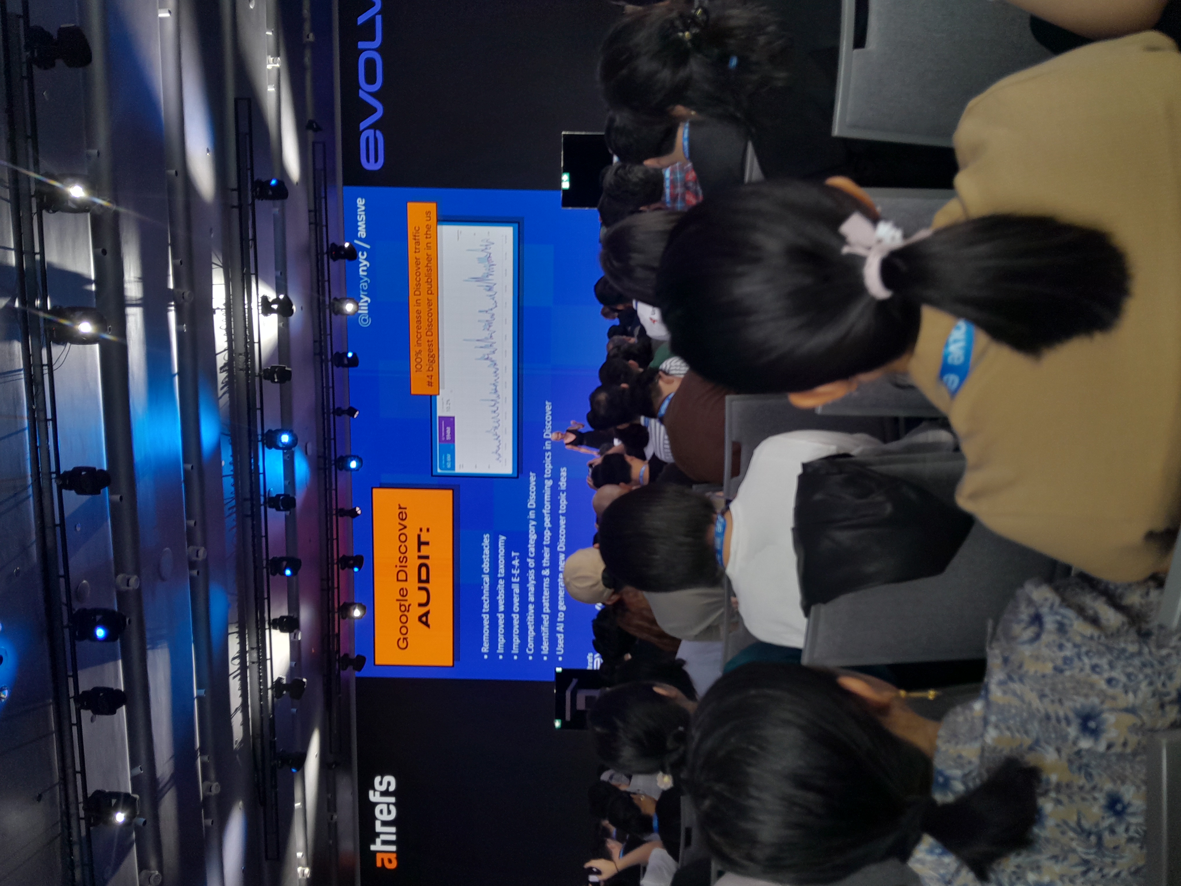 Ahrefs Evolve conference photo 5