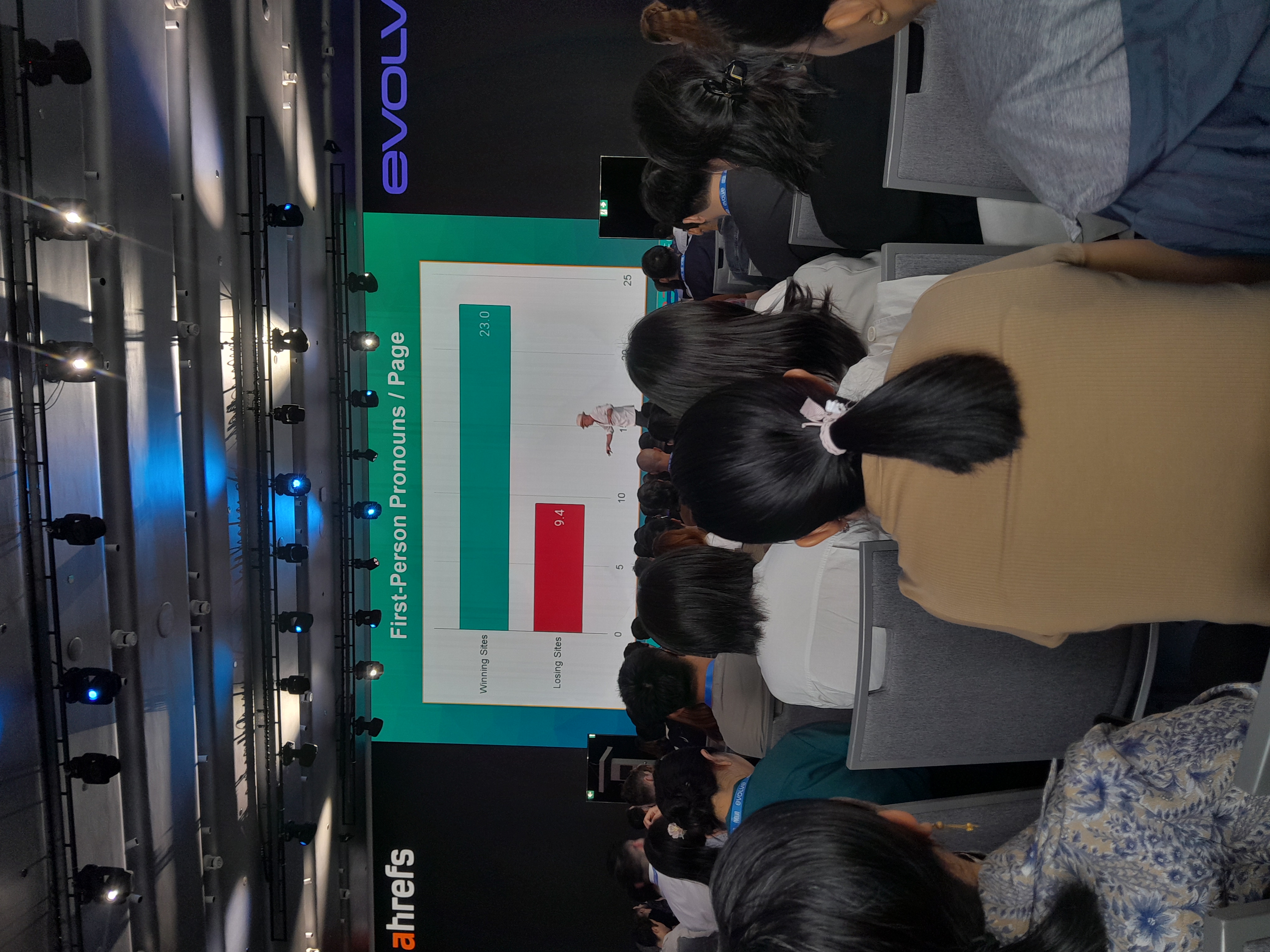 Ahrefs Evolve conference photo 6
