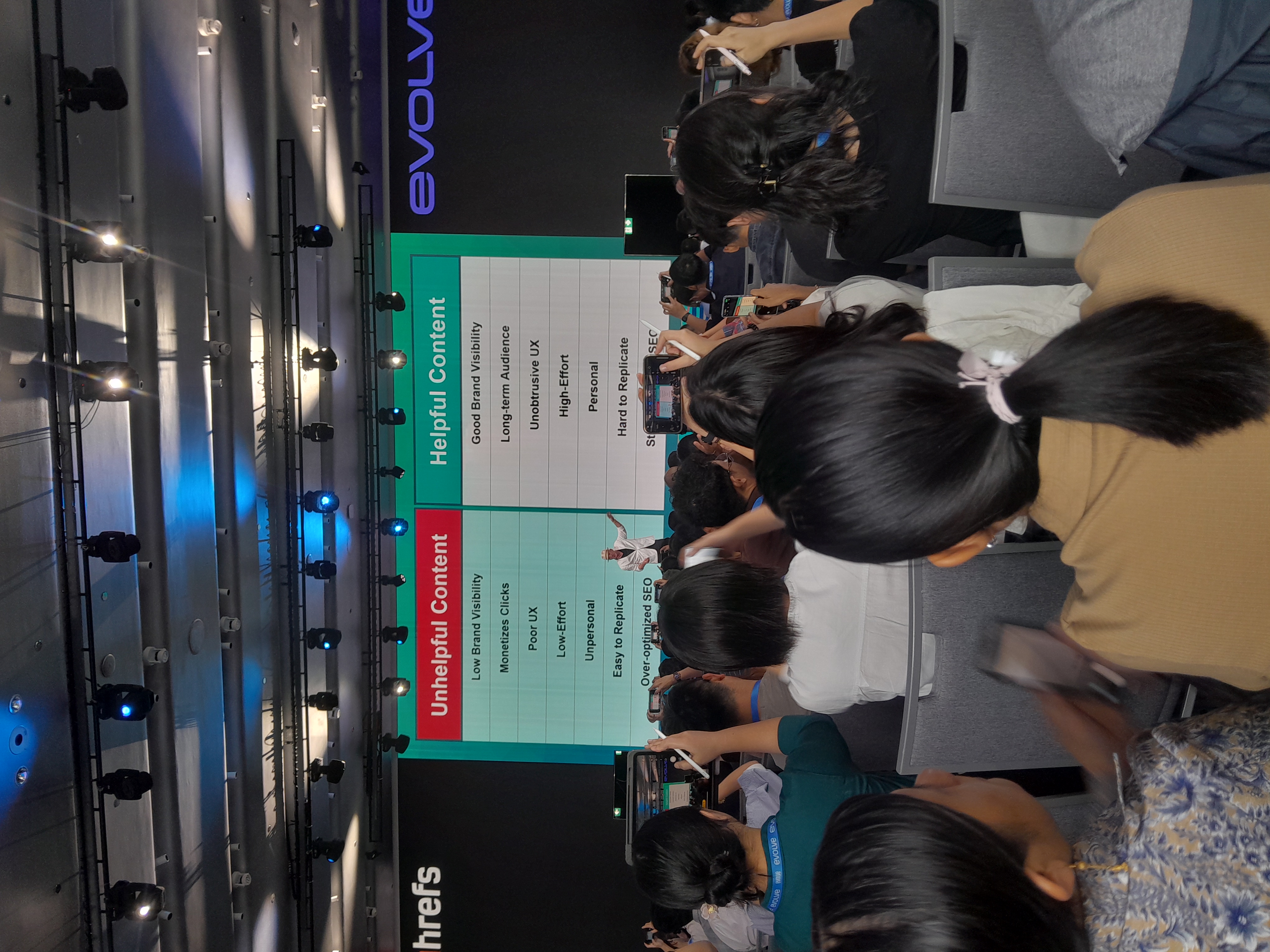 Ahrefs Evolve conference photo 8