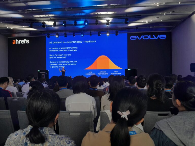 Ahrefs Evolve conference photo 13