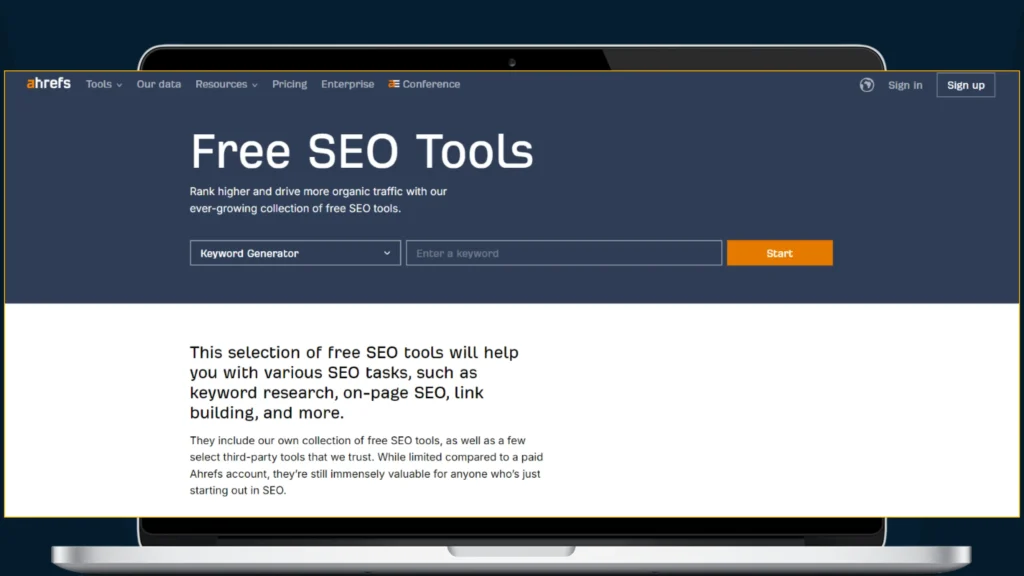 Ahrefs’ Free Tools