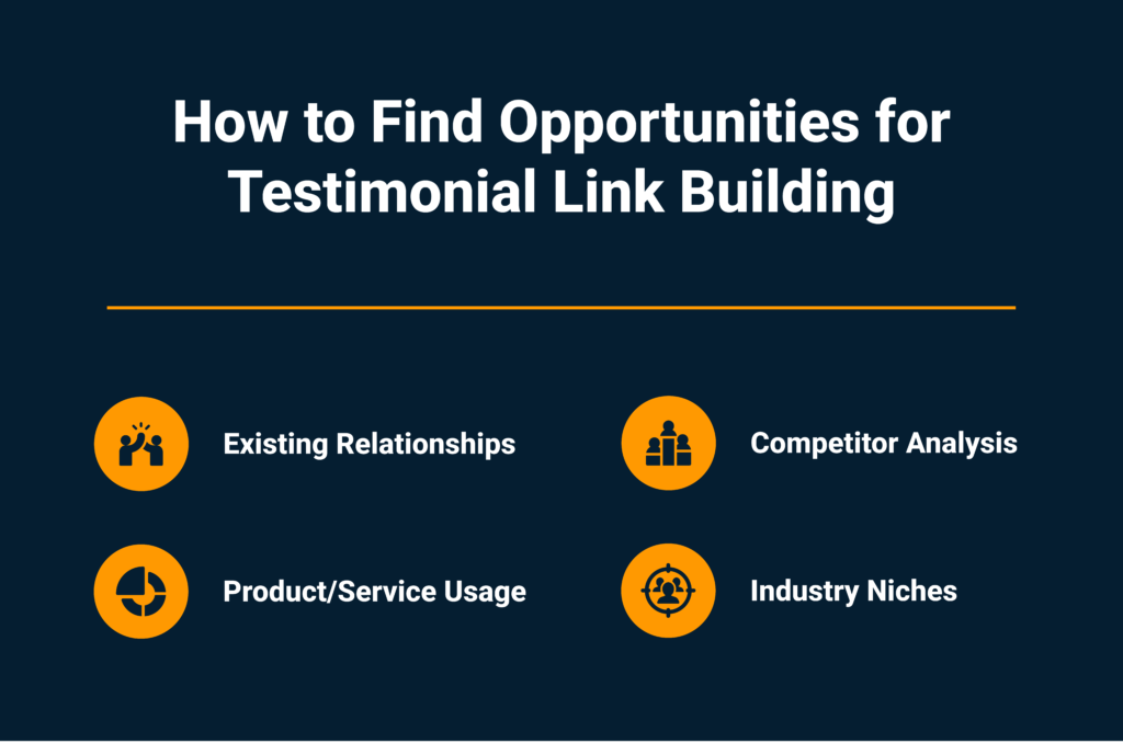How to find opportunities for testimonial link building