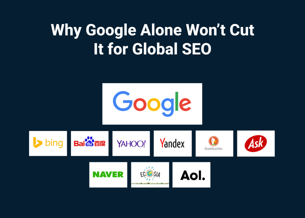 Why Google Alone Won’t Cut It for Global SEO