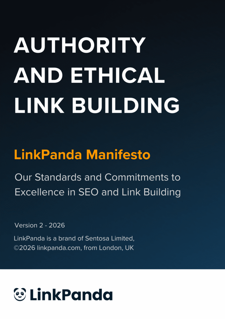 Authority and Ethical Link Building - LinkPanda Manifesto 2026 (Version 2)