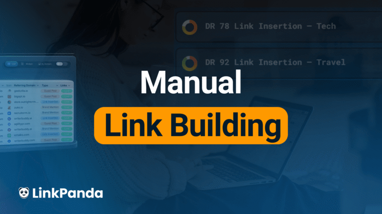 Manual link building