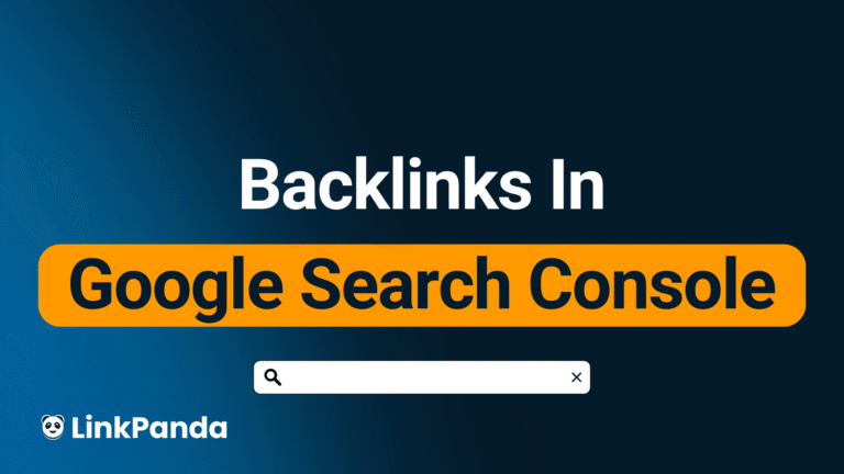 Backlinks in Google Search Console