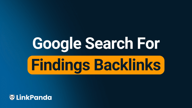 Google search for finding backlinks
