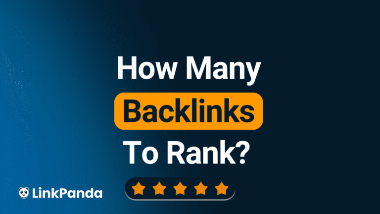 How many backlinks to rank