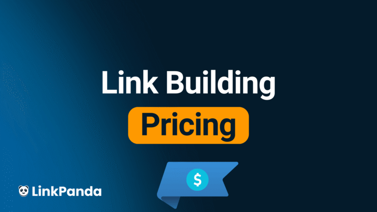 Link building pricing