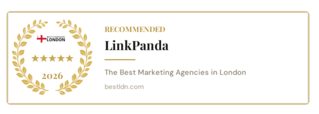 LinkPanda recognized in Best Marketing Agencies London by BestLDN