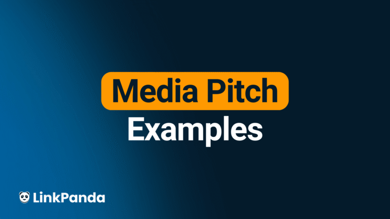 Media pitch examples