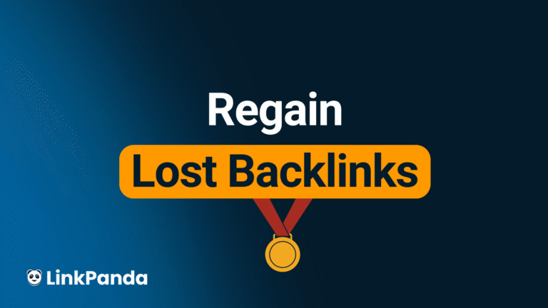 Regain lost backlinks