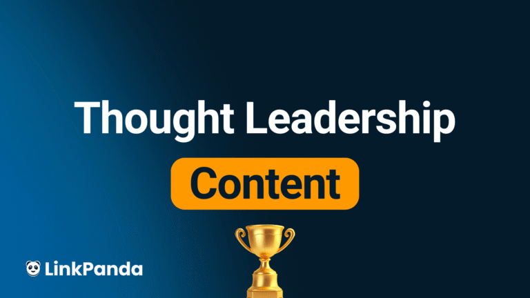 Thought leadership content