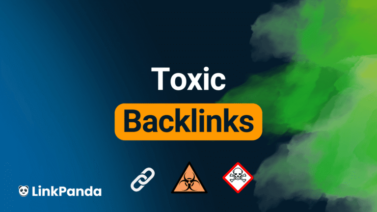 Toxic backlinks