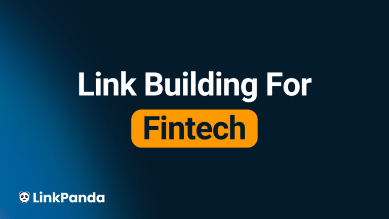 Link building for fintech
