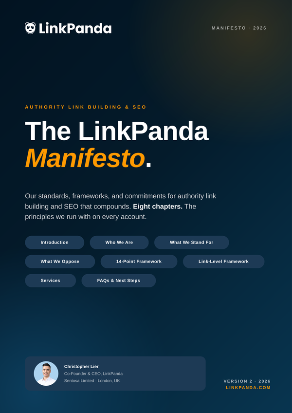 LinkPanda Manifesto 2026 cover