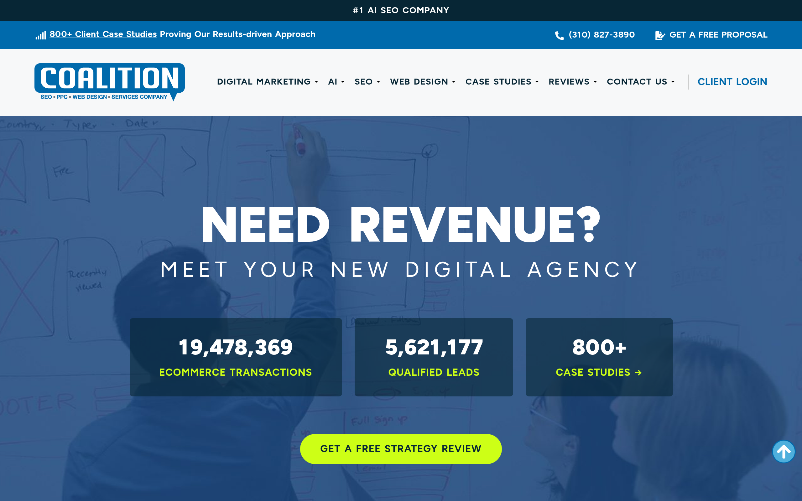 Coalition Technologies website screenshot