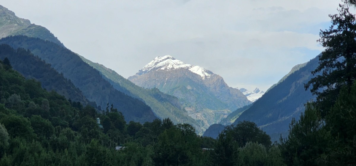 Snow-covered mountains