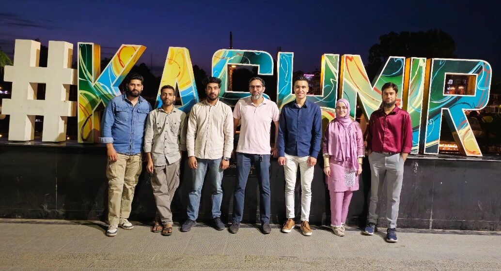 LinkPanda team in Srinagar, Kashmir India