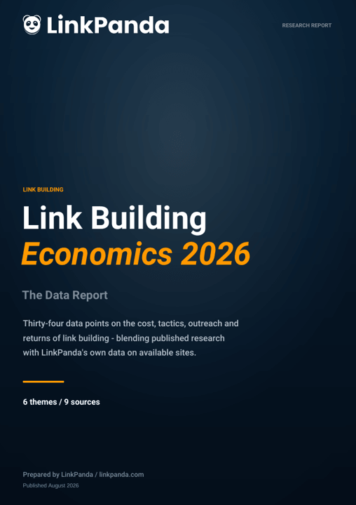 Link Building Economics 2026 cover